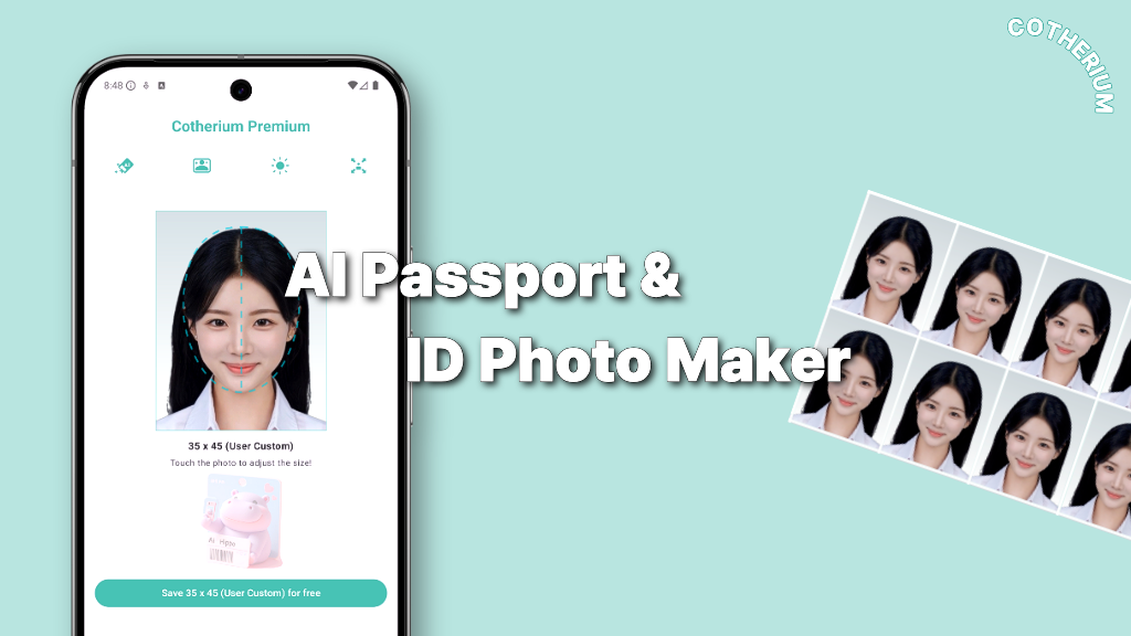 Cotherium - AI ID Photo & Passport Photo Maker App